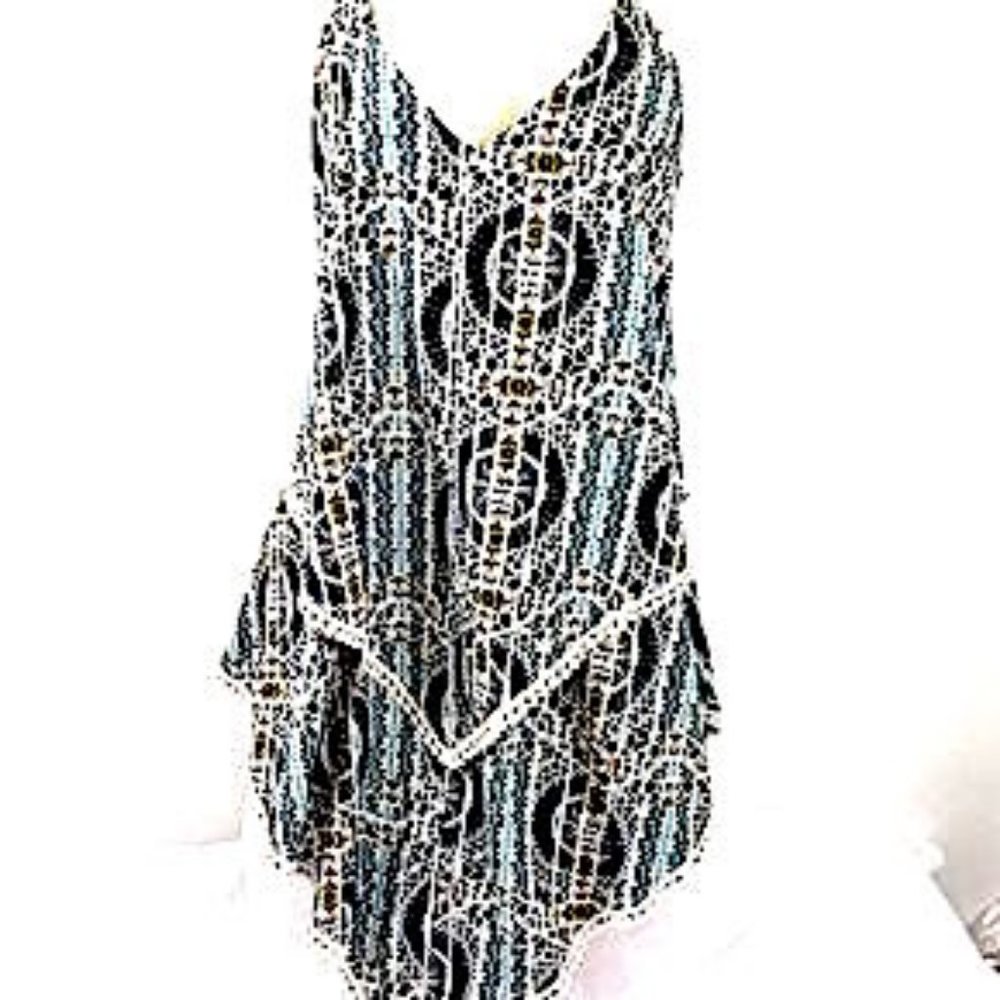 Asymmetrical Girl n Lady Mosaic Dress M